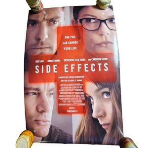 Side Effects 2013 Original Advance Movie Poster 27x40 Jude Law Rooney Mara D/S
